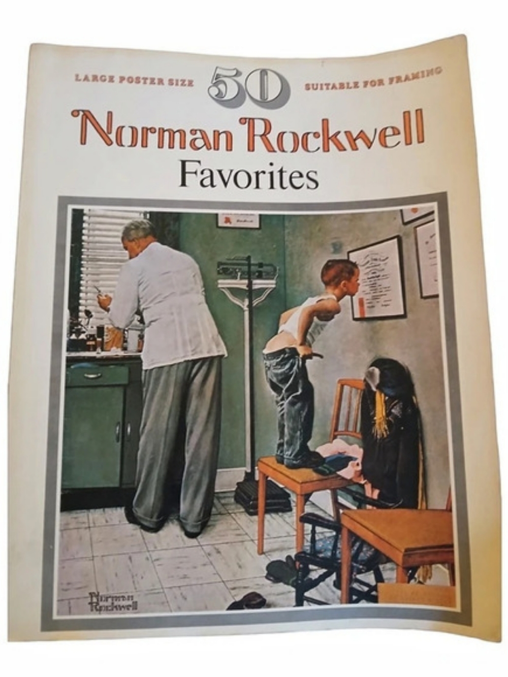 Crown Publishers, Inc. 50 Norman Rockwell Favorites. Large Poster Size Art Book